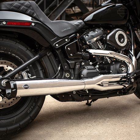 SuperStreet 2:1 Exhaust System - 18+ Softail Full Exhaust System S&S Cycle