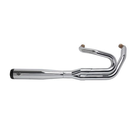 SuperStreet 2:1 Exhaust System - 18+ Softail Full Exhaust System S&S Cycle Chrome 18+ FXBB / FXLR / FLSL / FXFB / FLDE / FLSB / FLHC / FXST