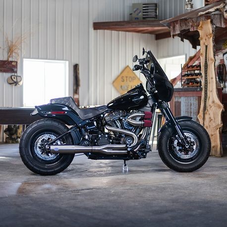 SuperStreet 2:1 Exhaust System - 18+ Softail Full Exhaust System S&S Cycle