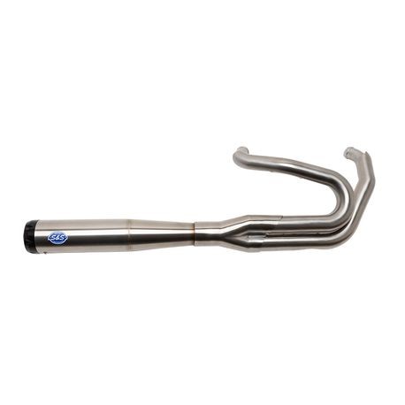 SuperStreet 2:1 Exhaust System - 18+ Softail Full Exhaust System S&S Cycle Stainless 18+ FXBB / FXLR / FLSL / FXFB / FLDE / FLSB / FLHC / FXST