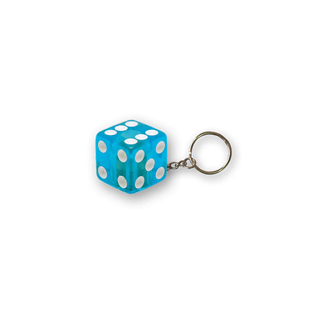 Triktopz Dice key chain clear blue Lifestyle Accessory Trik Topz