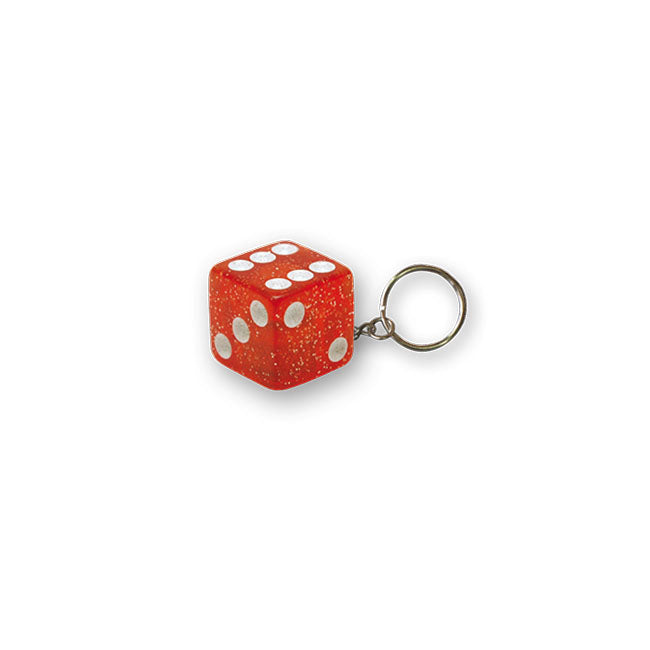 Triktopz Dice key chain red glitter Lifestyle Accessory Trik Topz