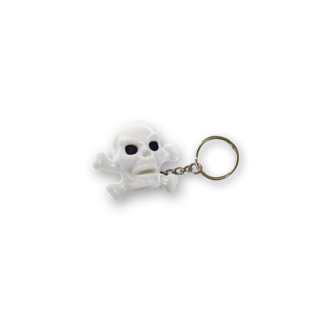 Triktopz Skull N Bones key chain white Lifestyle Accessory Trik Topz