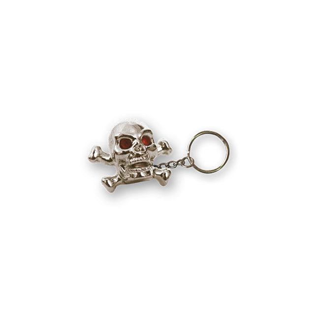 Triktopz Skull N Bones key chain chrome Lifestyle Accessory Trik Topz
