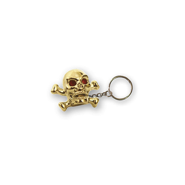 Triktopz Skull N Bones key chain gold Lifestyle Accessory Trik Topz