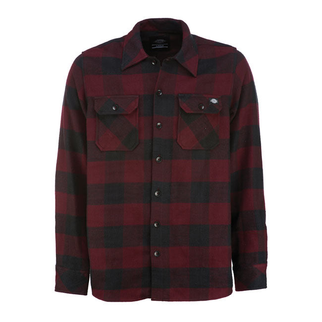 Sacramento Shirt, Maroon Shirt Dickies
