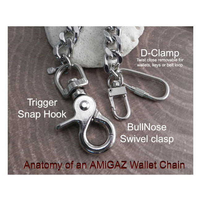 Amigaz Link Wallet Chain 22" Lifestyle Accessory Amigaz