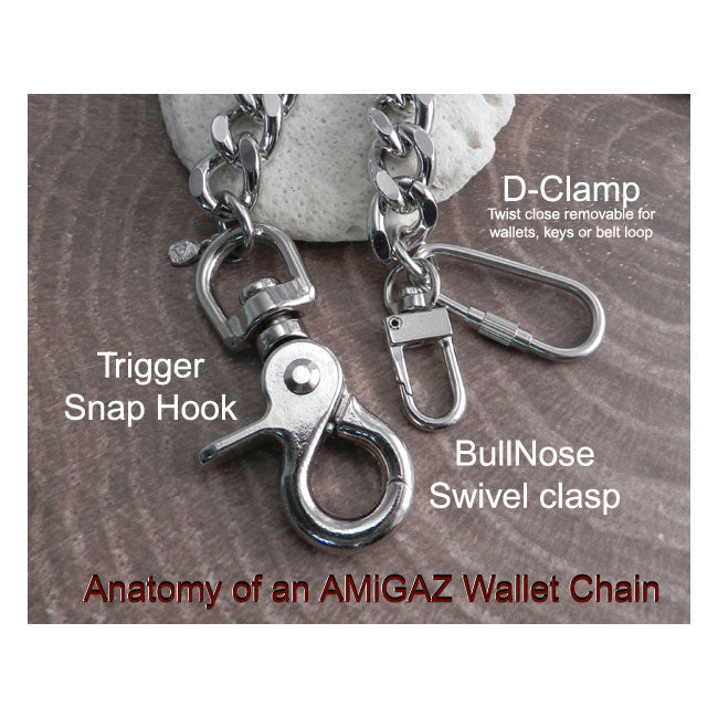 Amigaz Ball Wallet Chain 22" Lifestyle Accessory Amigaz