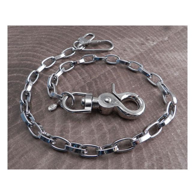 Amigaz Modern Chrome Wallet Chain 16" Lifestyle Accessory Amigaz