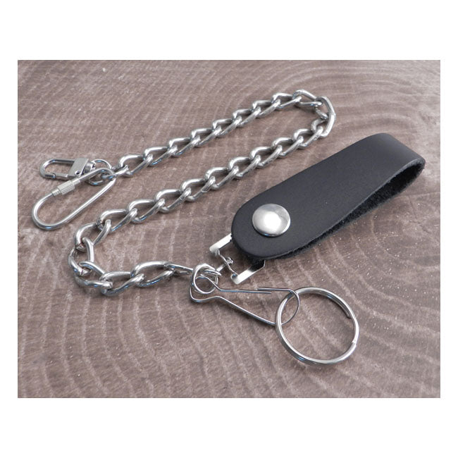 Amigaz Leather Belt Loop Wallet Chain 16" Lifestyle Accessory Amigaz