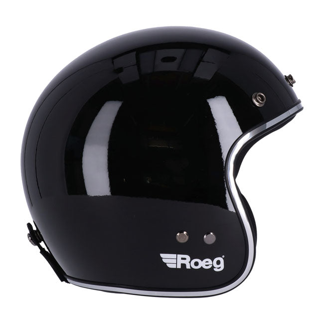 Roeg Jett Helmet Gloss Black Helmets Roeg