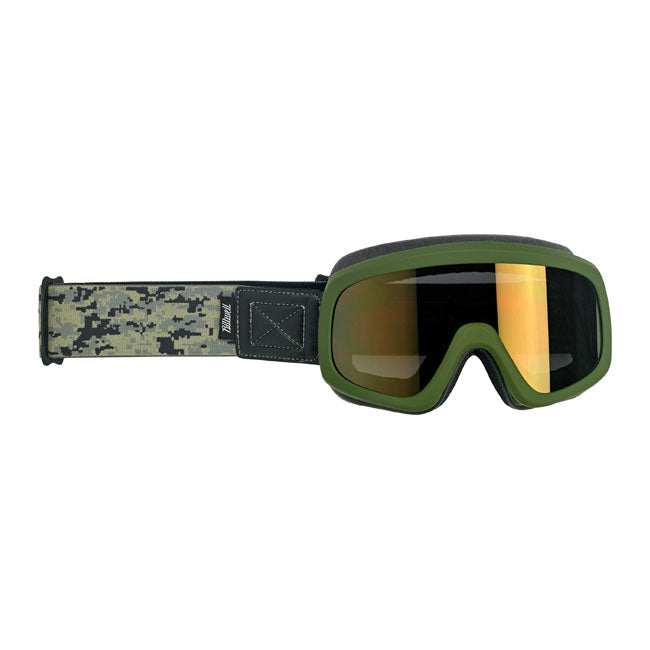 Biltwell Overland 2.0 Grunt goggle olive camo Riding Eyewear Biltwell