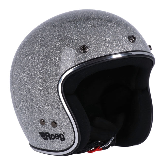Roeg Jett Helmet Disco Ball Silver Helmets Roeg