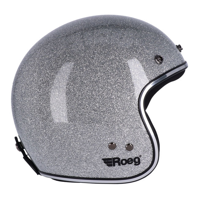 Roeg Jett Helmet Disco Ball Silver Helmets Roeg