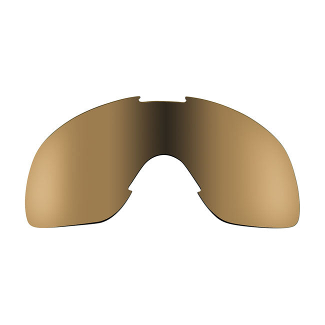 Biltwell Overland goggle lens gold mirror brown Riding Eyewear Accessory Biltwell