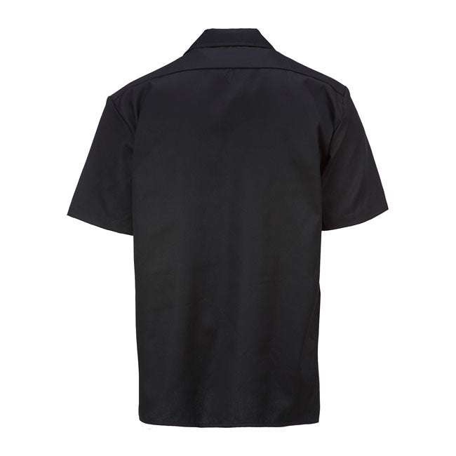 Clintondale Short Sleeve Work Shirt, Black Shirt Dickies