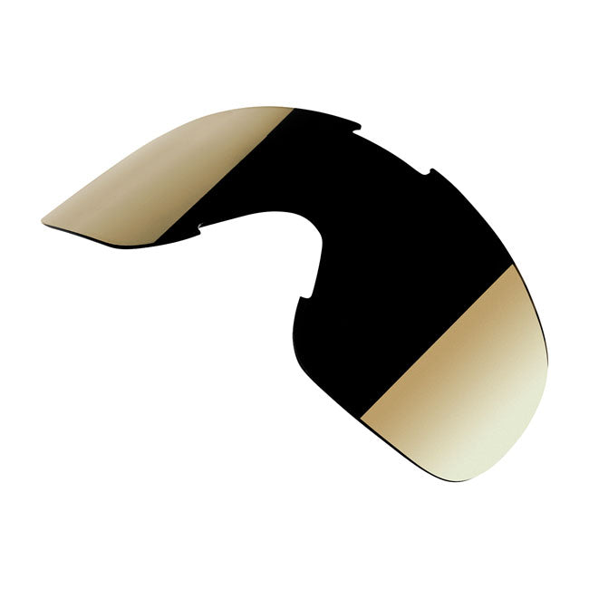 Biltwell Overland goggle lens gold mirror smoke Riding Eyewear Biltwell