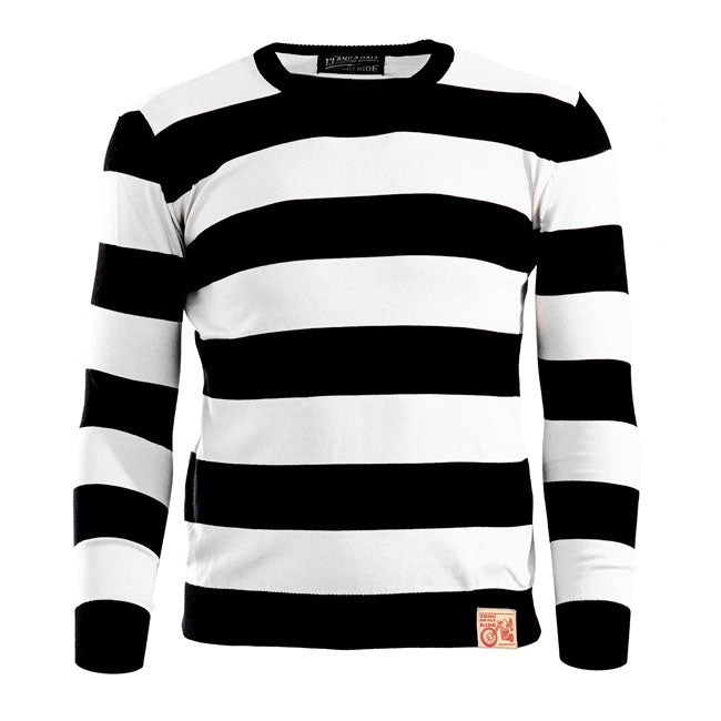 13-1/2 Outlaw sweater black/off white Hoodie & Sweatshirt 13 And A Half Company