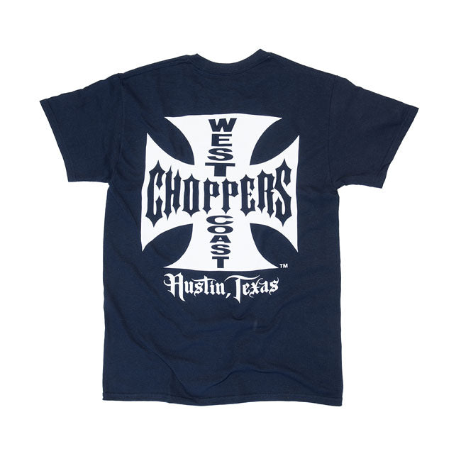 "Og Classic Atx" T-Shirt - Navy T-Shirt West Coast Choppers