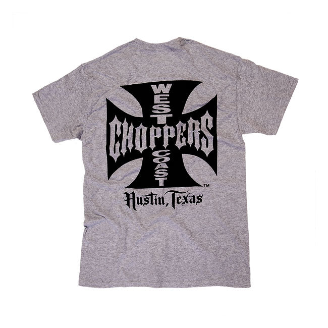 "Og Classic Atx" T-Shirt - Gray T-Shirt West Coast Choppers
