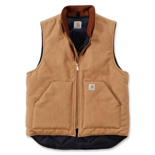 Carhartt Firm Duck Insulated Vest, Brown Vests Carhartt S