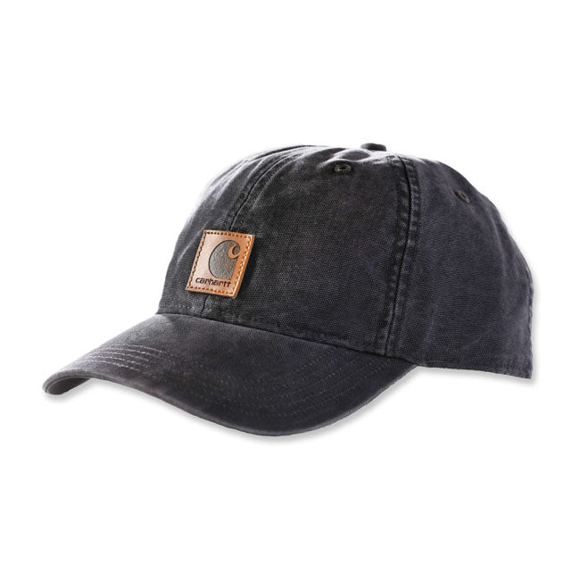 Carhartt Odessa Canvas Cap, Black Caps Carhartt