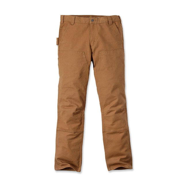 Carhartt Work Pants Stretch Duck Double Front, Brown Casual Pants & Shorts Carhartt W30/L32