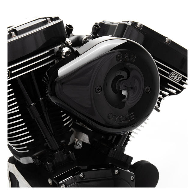 S&S Cycle S&S Stealth Teardrop Air Cleaner Kit, Black - 18-24 Softail & 17-25 Touring