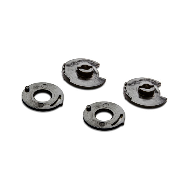 Biltwell Gen1 baseplate kit - black (pair) HELMETS Biltwell