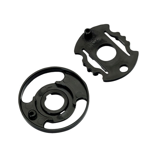 Biltwell Gen2 baseplate kit - black (pair) HELMETS Biltwell