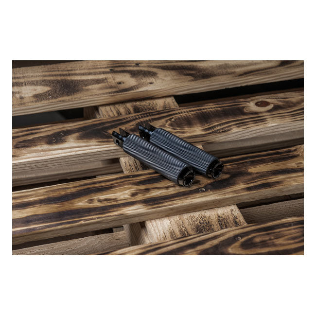 Rider Foot Pegs, All Black - 18+ Softail Foot Pegs Rough Crafts Default Title