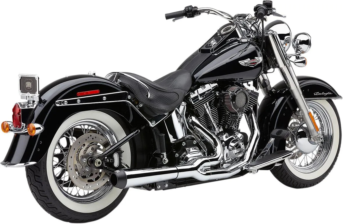 El Diablo 2:1 Exhaust System - Softail Full Exhaust System Cobra