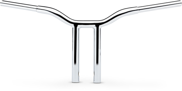 1-Piece Kage Fighter T-Bar Handlebar LA Choppers Chrome 10"