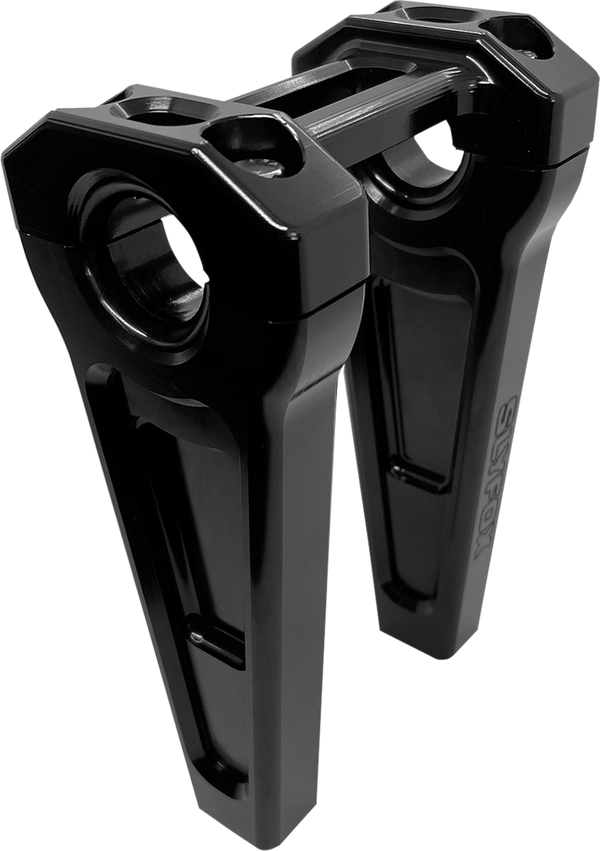 Straight Riser Risers Slyfox Performance Black 6"