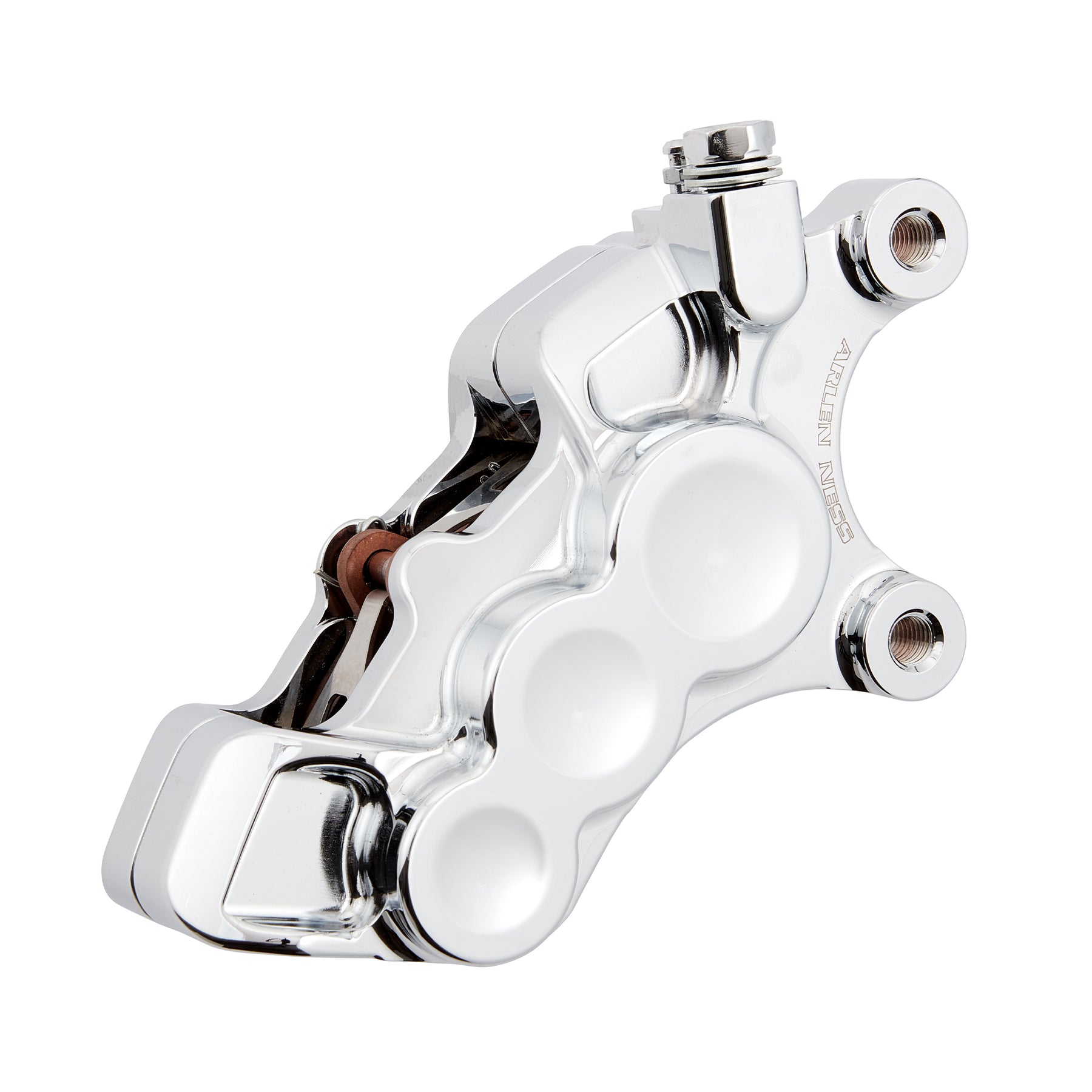 6-Piston Differential Bore Brake Calipers - 11.8" Brake Calipers Arlen Ness Chrome Left