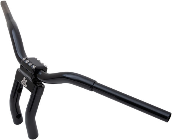 Kage Fighter Pull Back T-Bar Handlebar LA Choppers Black 9"