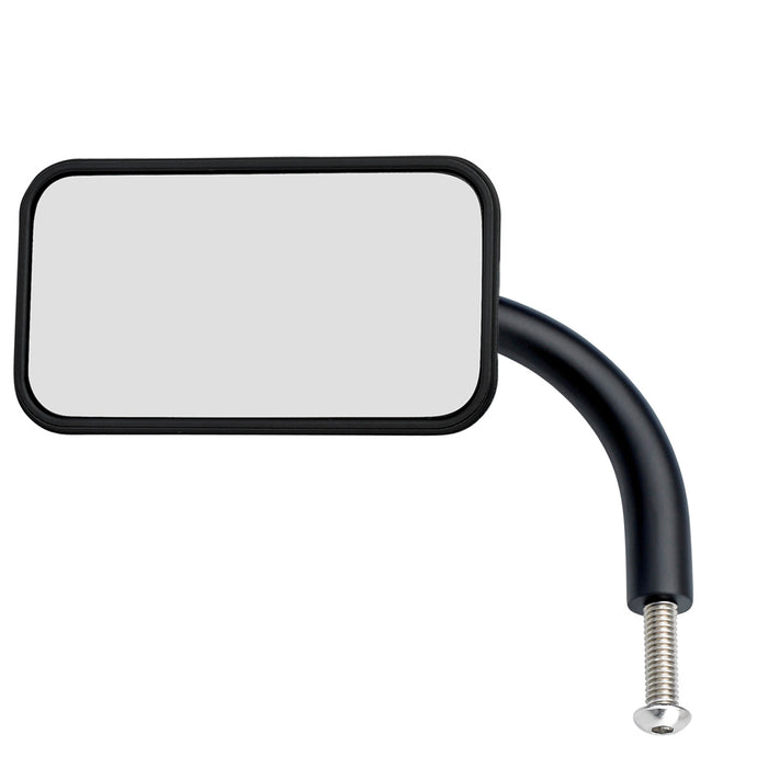 Utility Mirror Rectangle Perch Mount Mirrors Biltwell Inc. Black Single