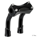 Murdock Pullback Risers Risers Biltwell Inc. Black 6"