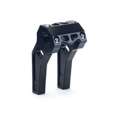 Performance Risers PullBack Risers LA Choppers Black 6" 1"