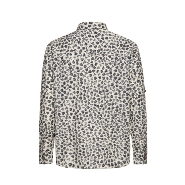 King Kerosin Aop Shirt Off White Shirt King Kerosin