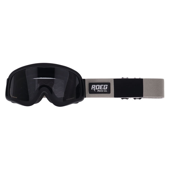 Lunettes Roeg Peruna Stripe Goggle Black/Light Gray Roeg