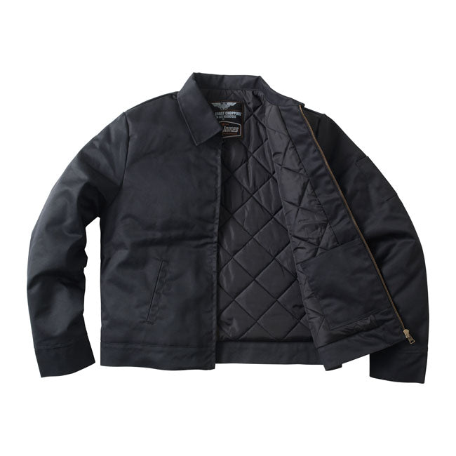 "Block" Lined Workjacket - Black Jacket West Coast Choppers