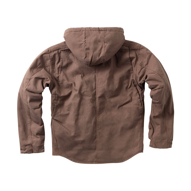 "Frontier" Sherpa Lined Canvas Workjacket - Brown Jacket West Coast Choppers