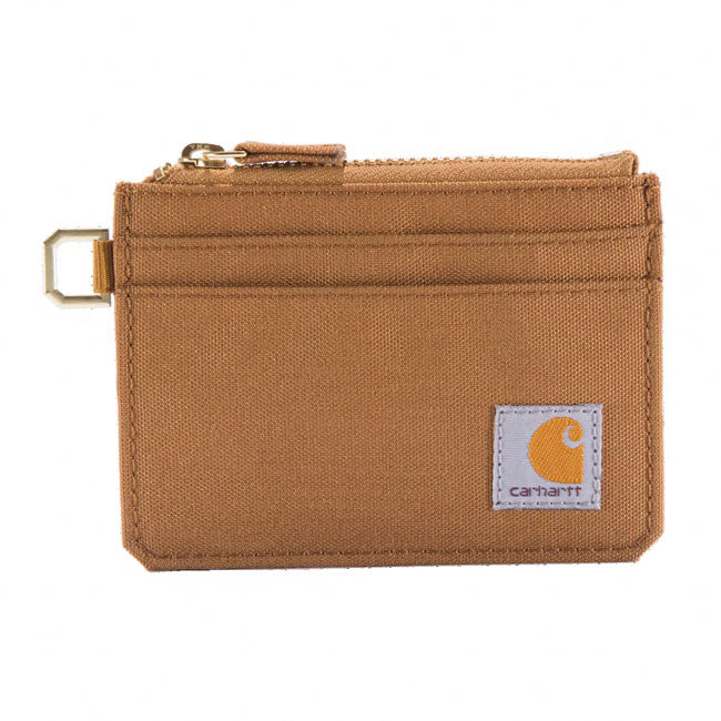 Carhartt Zippered Card Keeper wallet carhartt® brown Lifestyle Accessory Carhartt