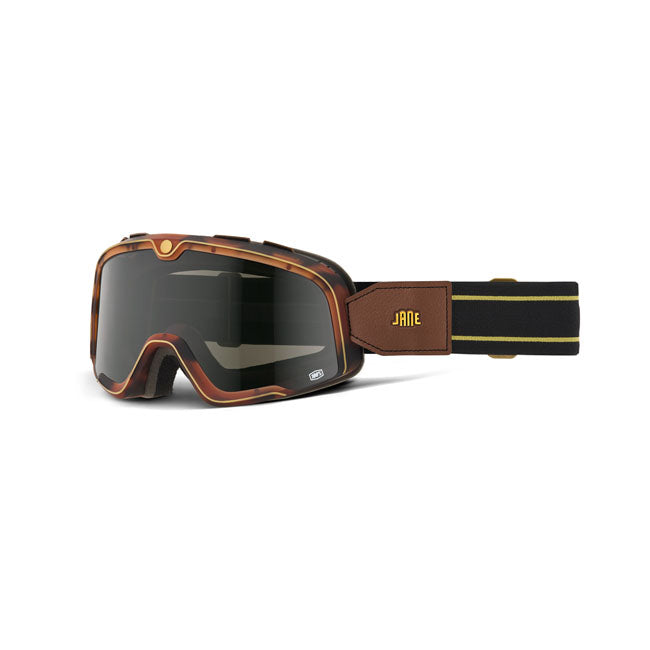 100% Barstow goggle Jane Motorcycles mirror true gold lens Riding Eyewear 100%