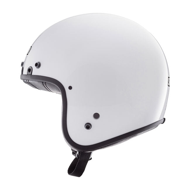 Simpson Chopper Helmet, White Open Face Helmet Simpson Helmets