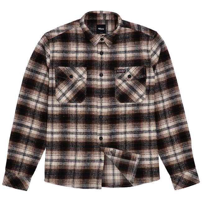 Roeg Blaze Flannel Shirt Brown Shirt Roeg