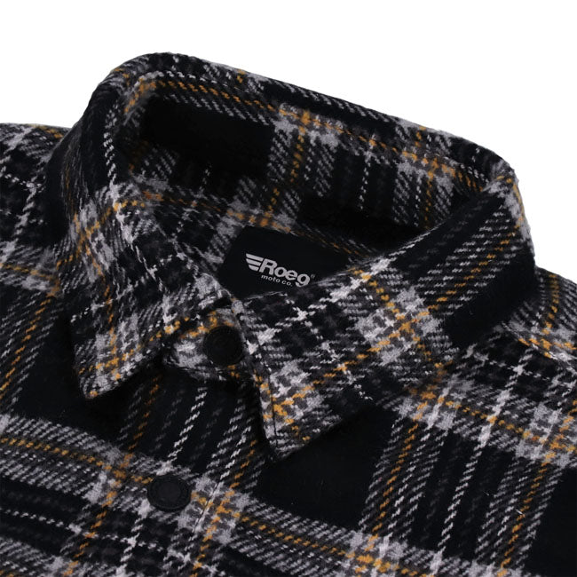 Roeg Blaze Flannel Shirt Gray Shirt Roeg
