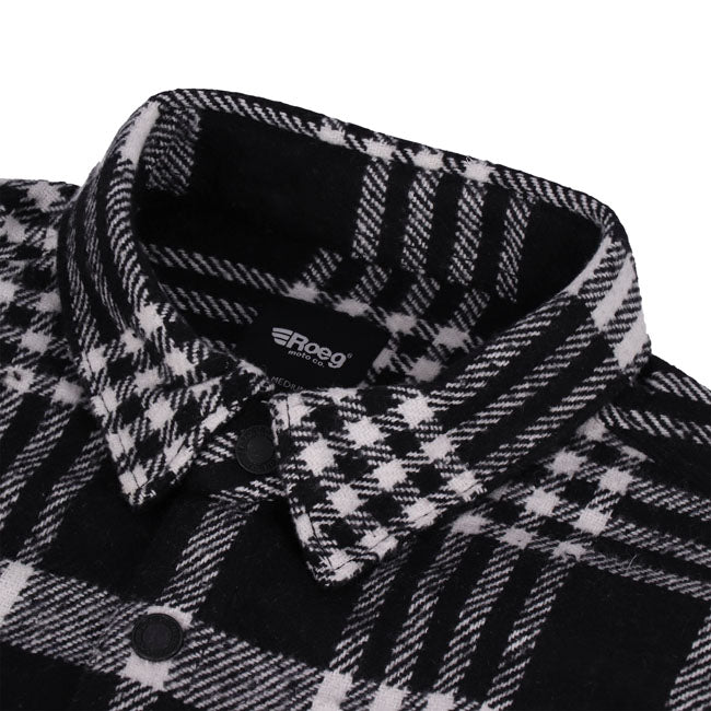 Roeg Blaze Flannel Shirt Black Shirt Roeg