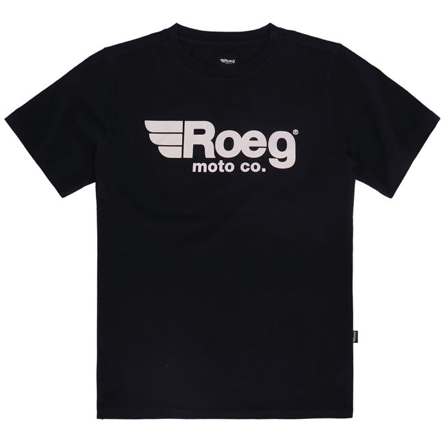 Roeg Logo T Shirt Black T-Shirt Roeg